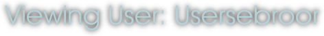 Viewing User: Usersebroor